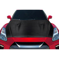 2017-2021 Nissan GT-R R35 Carbon Creations OEM Look Hood - 1 Piece