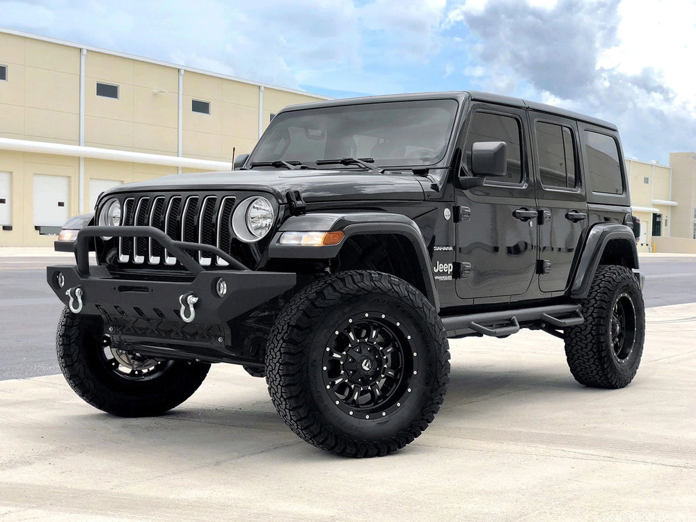 Savvy Designz TJ/LJ Legacy Front Bumper Bundle - Skin/Winch Plate - SD0102