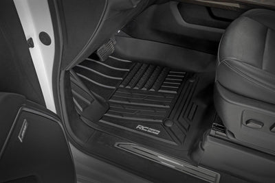 Flex-Fit Floor Mats | FR & RR | FR Bucket | Crew | Chevy/GMC 1500/2500HD/3500HD (19-26)