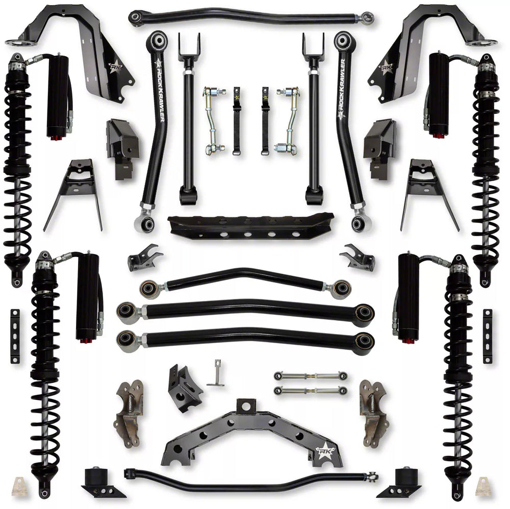 18C WRANGLER JL 2DR 3.5IN TREX HYBRID TRAIL RUNNER SYS W/ FAST CD ADJUSTERS FR
