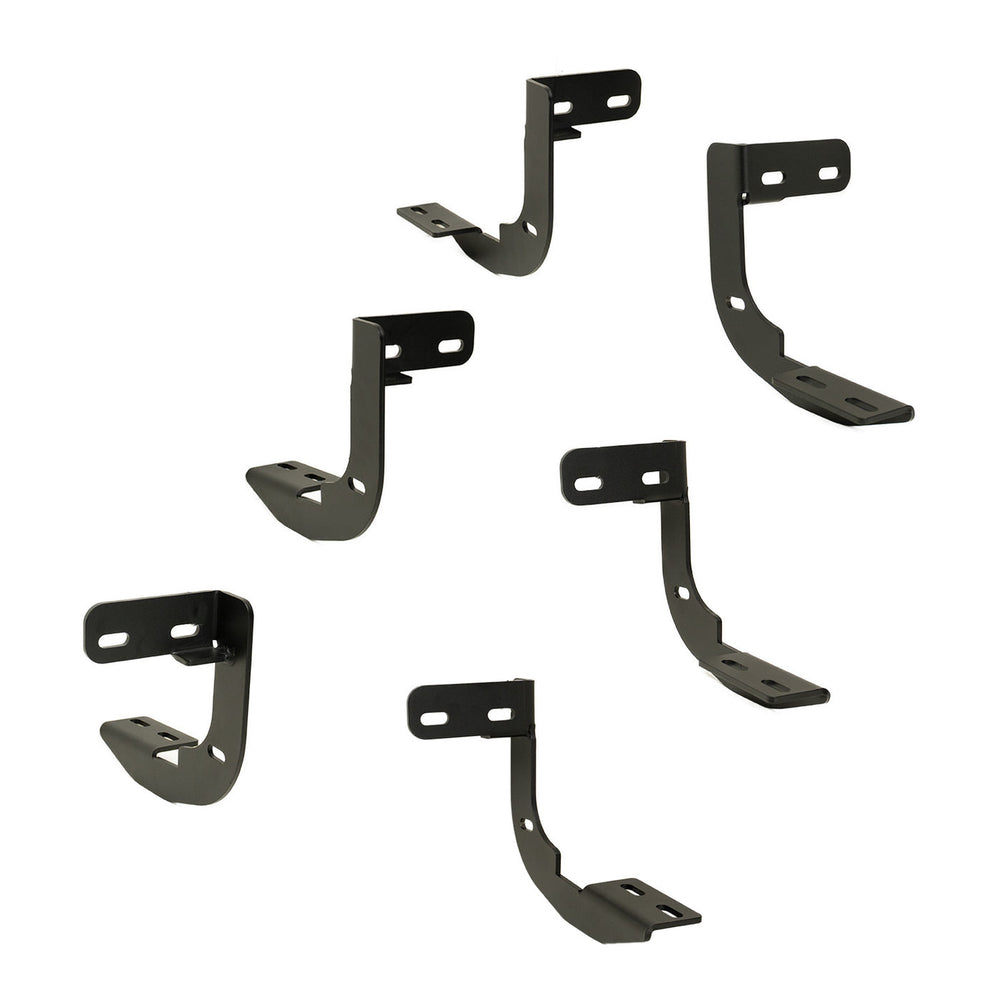 0924 RAM 1500/2500/3500 REG 6.5 IN SAWTOOTH SLIDE TRACK RUNNING BOARDS TXT BLACK
