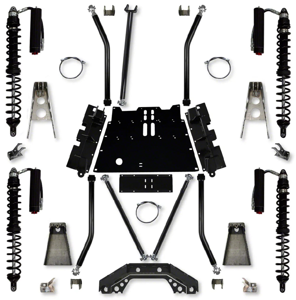0406 WRANGLER UNLIMITED LJ 4.5IN FLAT BELLY TRAIL RUNNER LONG ARM SYS W/ FAST C