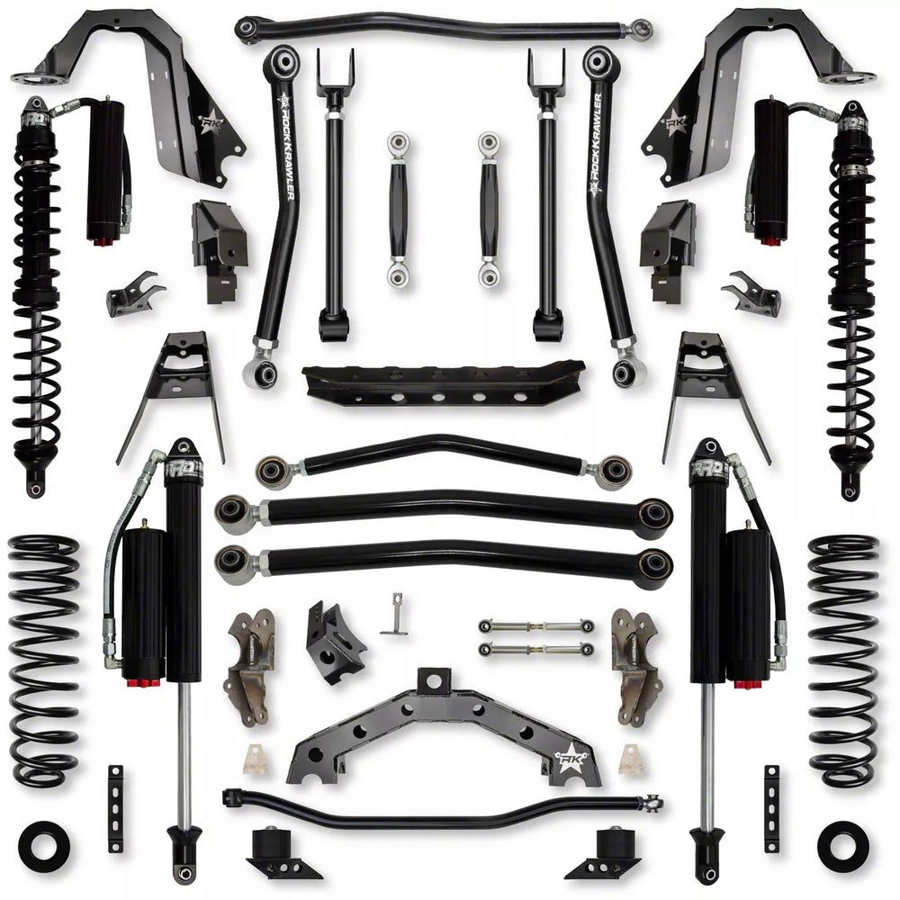 18C WRANGLER JL 2DR 3.5IN TREX NO LIMITS HYBRID SYS FRONT & REAR