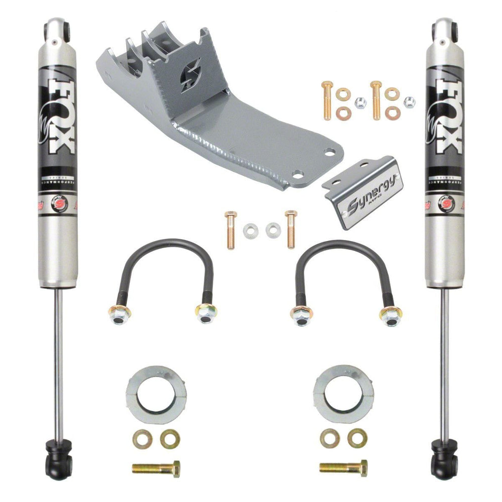 Synergy 2005+ Ford Super Duty F-250 / F350 Dual Steering Stabilizer Kit w/ Fox IFP's