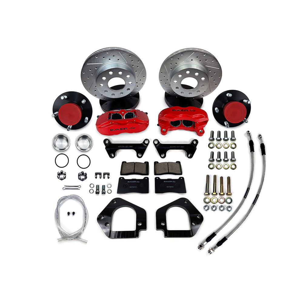 6472 GM ABODY FRONT BRAKE KIT W/ SPINDLE 11IN SS4 ALUM HUB 5X4.50 WHEEL/BOLT
