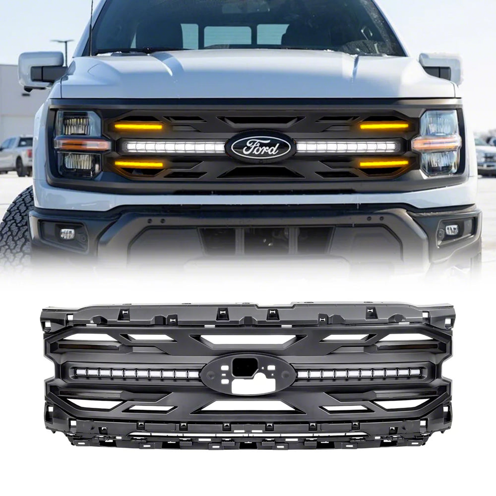 ARMOR GRILLE W/ DRL, AMBER LIGHTS &