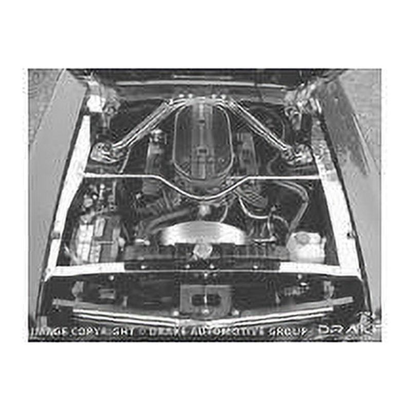 67-68 UNDERHOOD STAINLESS TRIM