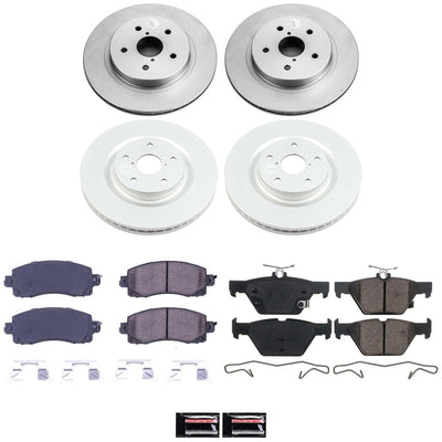 Power Stop 22-24 Subaru WRX Front and Rear Z17 Coated Brake Kit