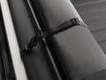 Black Roll Up Truck Bed Cover Toyota Tundra 2022 + Double cab; 8.1 bed; with deck rail
