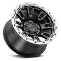 Raceline Wheels COMPASS SATIN BLACK W SILVER RING 18X9 8X180 18mm