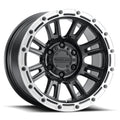 Raceline Wheels COMPASS SATIN BLACK W SILVER RING 18X9 8X180 18mm