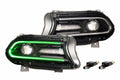 XRGB LED HEADLIGHTS: 15-23 DODGE CH