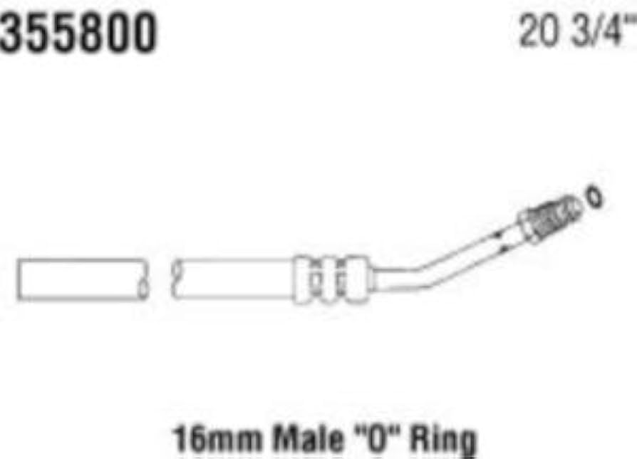 Gates Power Steering Pressure Line Hose Assembly