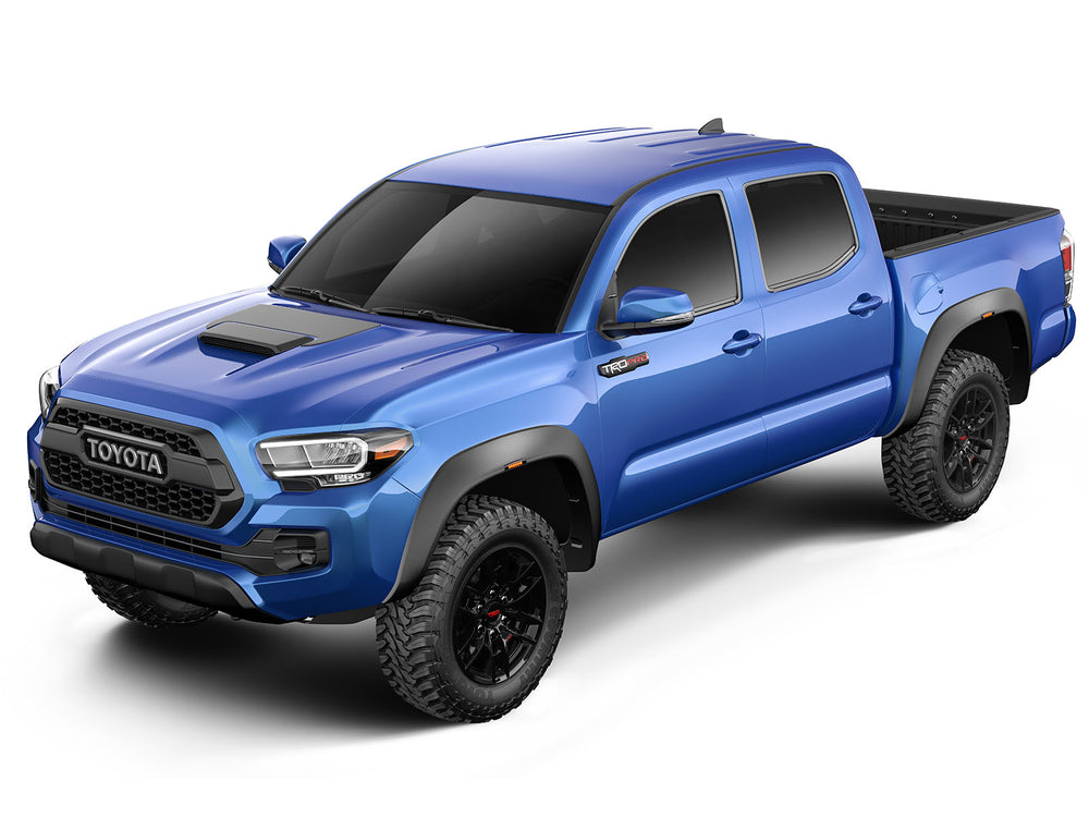 1623 TACOMA FENDER FLARE RVL STYLE 4PC BLACK