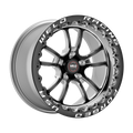Weld S70 RT-S 17x10in / 5x115 BP / 6.7in. BS - Black Center - Polished Shell Wheel
