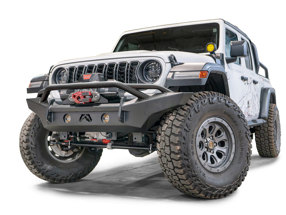 18C WRANGLER JL/JT PREMIUM FRONT LIFESTYLE BUMPER W/PRERUNNER GUARD MATTE