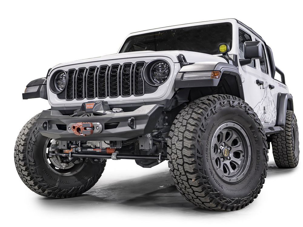 18C WRANGLER JL/JT PREMIUM FRONT GHOST STUBBY BUMPER W/NO GUARD MATTE
