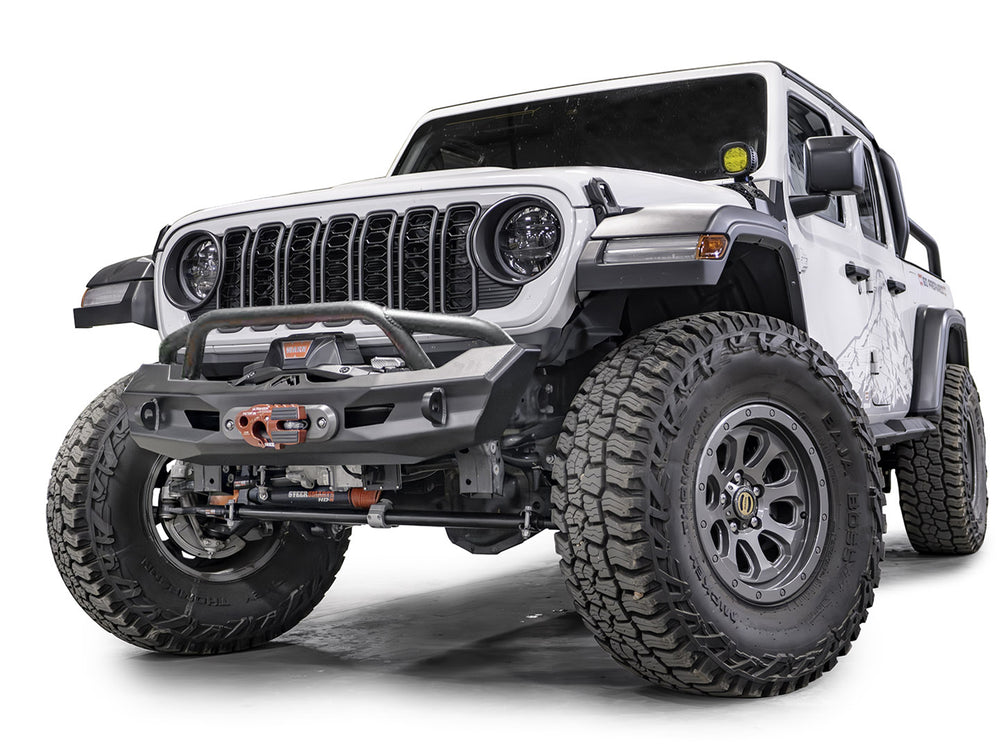 18C WRANGLER JL/JT PREMIUM FRONT GHOST STUBBY BUMPER W/PRERUNNER GUARD MATTE