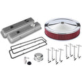 SBC MUSCLE SERIES VALVE COVERS,FINNED,NA