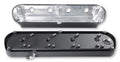 2-Piece Alm Valve Cover Set GM LS Black Finish