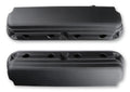 2-Piece Alm Valve Cover Set GM LS Black Finish