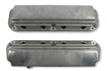 2-Piece Alm Valve Cover Set GM LS Natural Finish