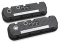 BBC M/T Valve Cover Set - Black Krinkle
