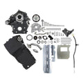 GODZILLA HIGHMOUNT ACCESSORY DRIVE W/ OILING SYS BASE KIT ALUMINUM BLACK