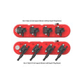 2-PIECE CAST ALUM. V/C,GLOSS RED FINISH