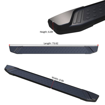 BLACK STORM RUNNING BOARDS