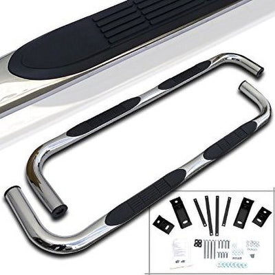 3 INCH ROUND STAINLESS FINISH SIDE