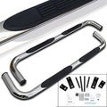 3 INCH ROUND STAINLESS FINISH SIDE