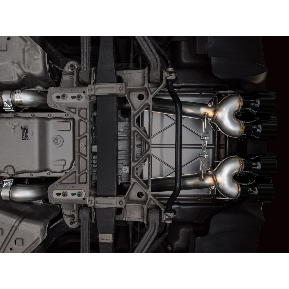 AWE Tuning 05-07 C6 Chevrolet Corvette 6.0L Track Edition Axleback Exhaust w/ Diamond Black Tips