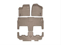 WeatherTech Tan Front Rear and Rear Floorliners Fits -20-16 Town Country 454211-45141-2-3