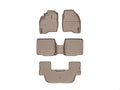 WeatherTech Tan Front Rear and Rear Floorliners Fits -20-16 Explorer 457041-45359-4-3