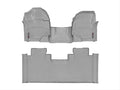WeatherTech Grey Front and Rear Floorliners - Over The Hump Fits -20-25 F-150 467931-466975