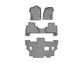 WeatherTech Grey Front Rear and Rear Floorliners Fits -20-19 Escalade 466071-466952-466075