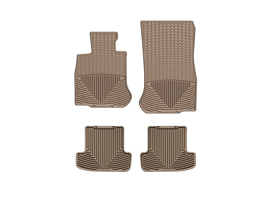 WeatherTech Tan Front and Rear All-Weather Floor Mats Fits -20-17 6-Series W260TN-W166TN