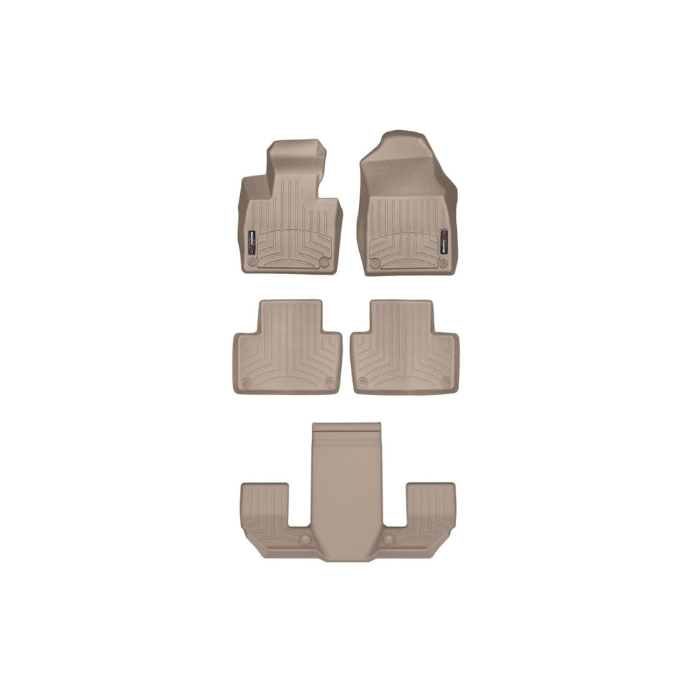 WeatherTech Tan Front Rear and Rear Floorliners Fits -21-25 Volvo 45828-1-4-6