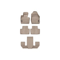 WeatherTech Tan Front Rear and Rear Floorliners Fits -21-25 Volvo 45828-1-4-6