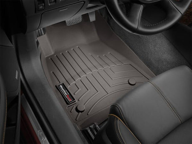 WeatherTech Cocoa Front Rear and Rear Floorliners Fits -20-20 Cadillac Chevrolet GMC 47607-1-2-5