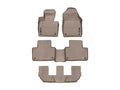 WeatherTech Tan Front Rear and Rear Floorliners Fits -25-26 Infiniti Nissan 451905-1-2-3