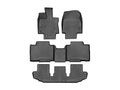 WeatherTech Black Front Rear and Rear Floorliners Fits -20-25 Highlander Hybrid 441609-1-4-3