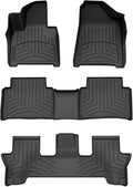 WeatherTech Black Front Rear and Rear Floorliners Fits -24-26 Santa Fe 441865-1-2-3