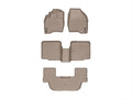 WeatherTech Tan Front Rear and Rear Floorliners Fits -20-19 Explorer 459811-45359-2-3