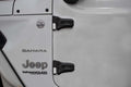 18C WRANGLER 2DR OUTER DOOR HINGE SET BLACK