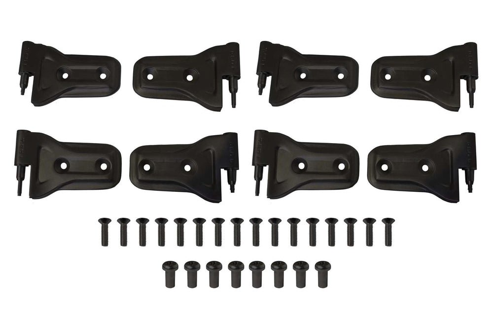 18C WRANGLER UNLIMITED/20C GLADIATOR OUTER DOOR HINGE SET BLACK