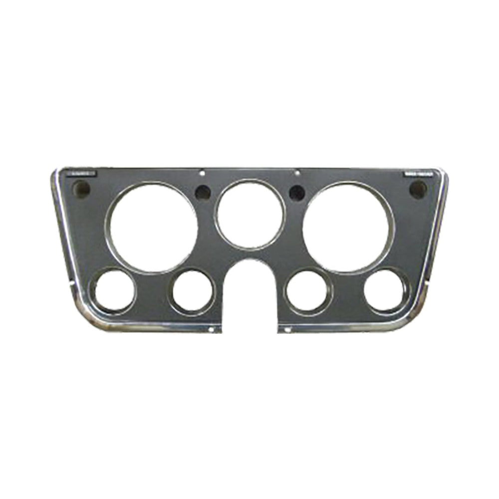 69-72 DASH BEZEL w/GAUGES BLK/CHROME