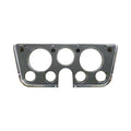 69-72 DASH BEZEL w/GAUGES BLK/CHROME
