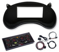 9804 CHEVY S10 DASH BEZELS FOR HOLLEY EFI 6.86IN DASH PANEL BLACK